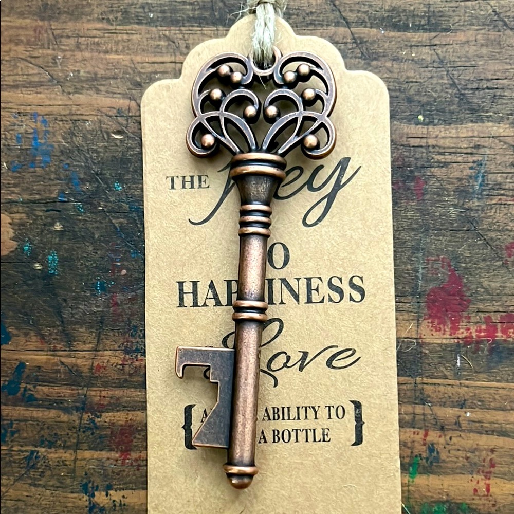 🗝️Vintage Style Copper Key Bottle Opener House Warming Birthday Christmas Gift🗝️